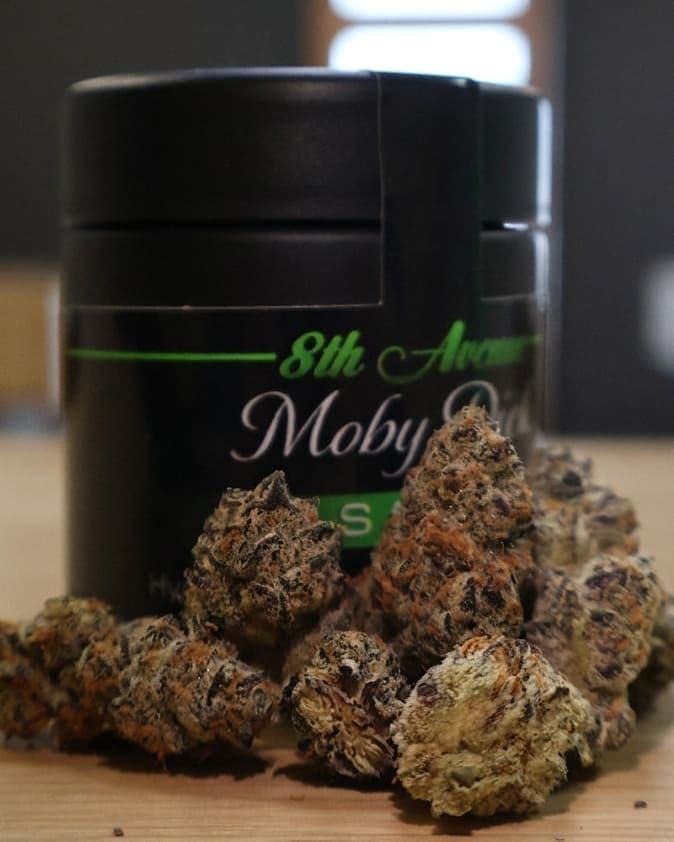 Fresh cannabis flower — whole-plant, locally grown — 8th