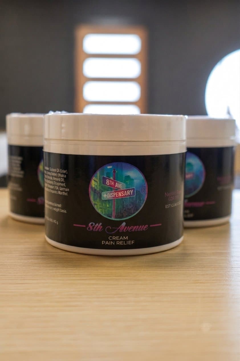 8th Avenue cannabis-infused pain relief cream — topicals